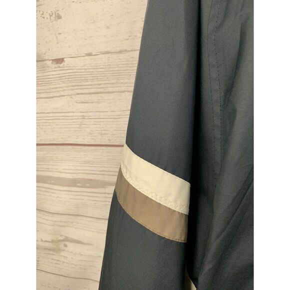 Dockers Golf 1/2 Zip Windbreaker Jacket Mens XL Extra Large Black / Khaki - Picture 3 of 8